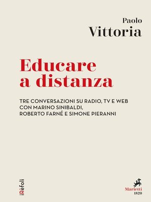cover image of Educare a distanza